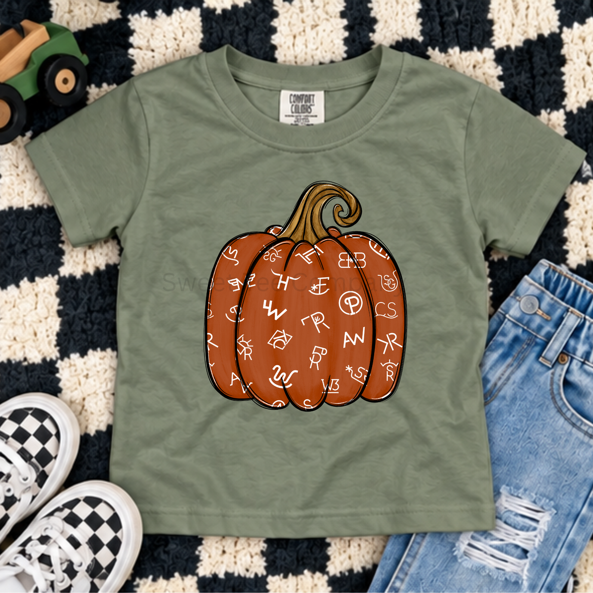 Western Cattle Brands Pumpkin Graphic Tee