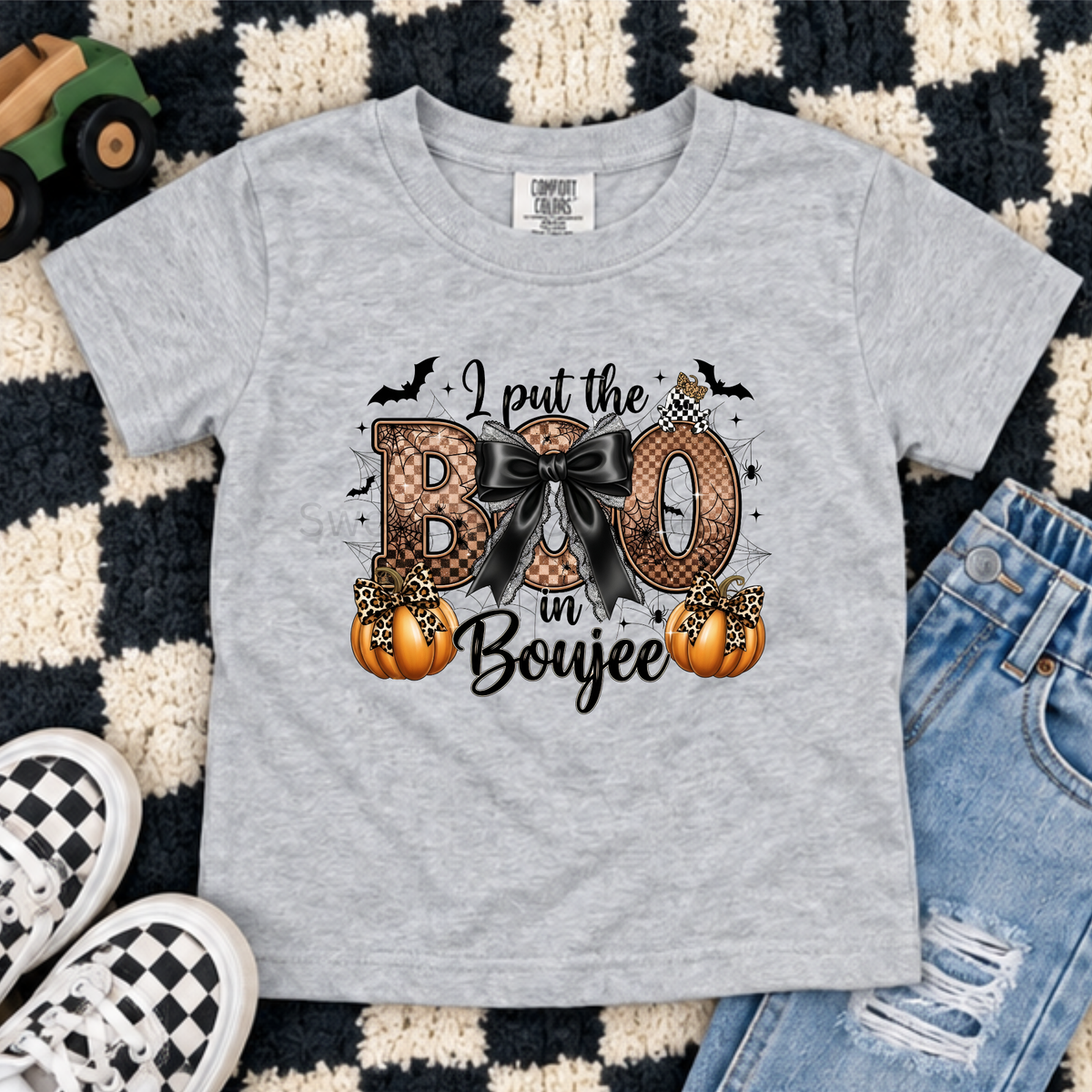 Put the Boo in Boujee Halloween Youth Tee