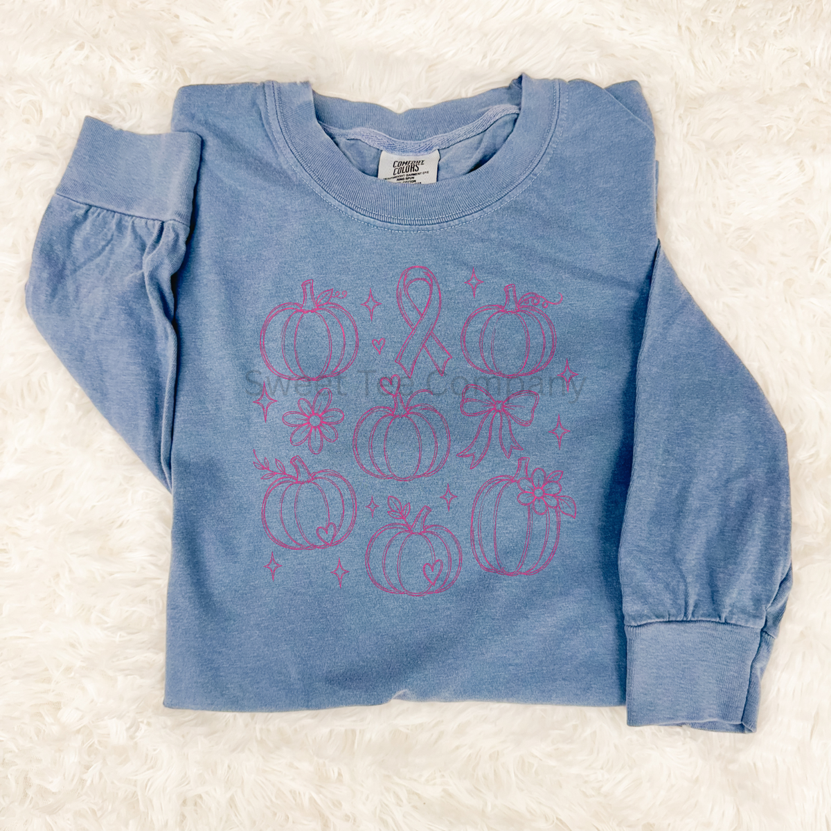 Pumpkin Outline Breast Cancer Aware