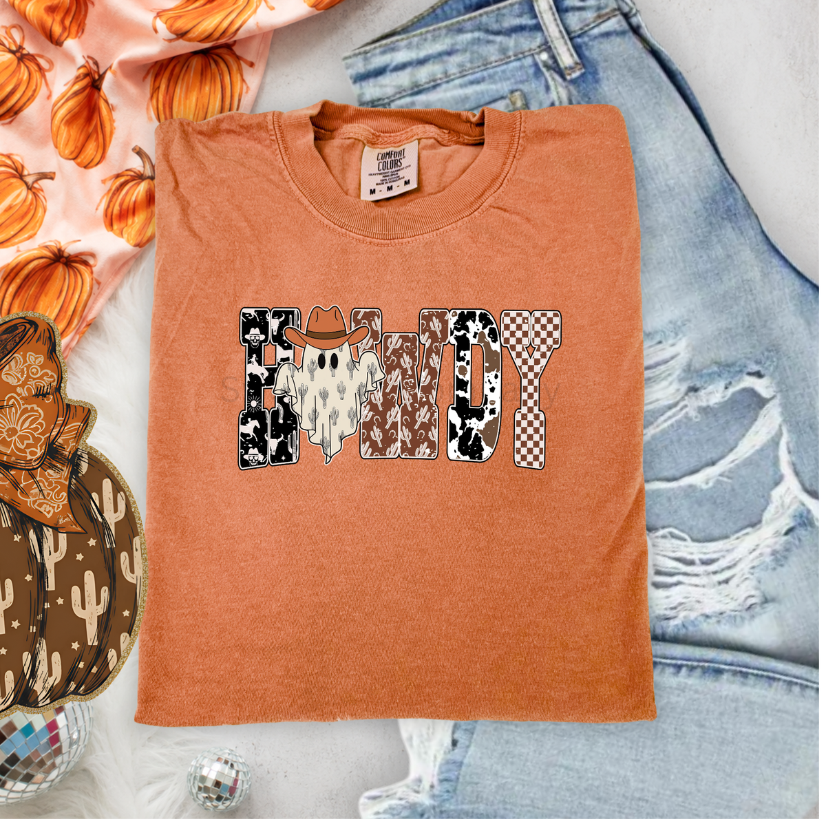 Howdy Western Ghost Graphic Tee