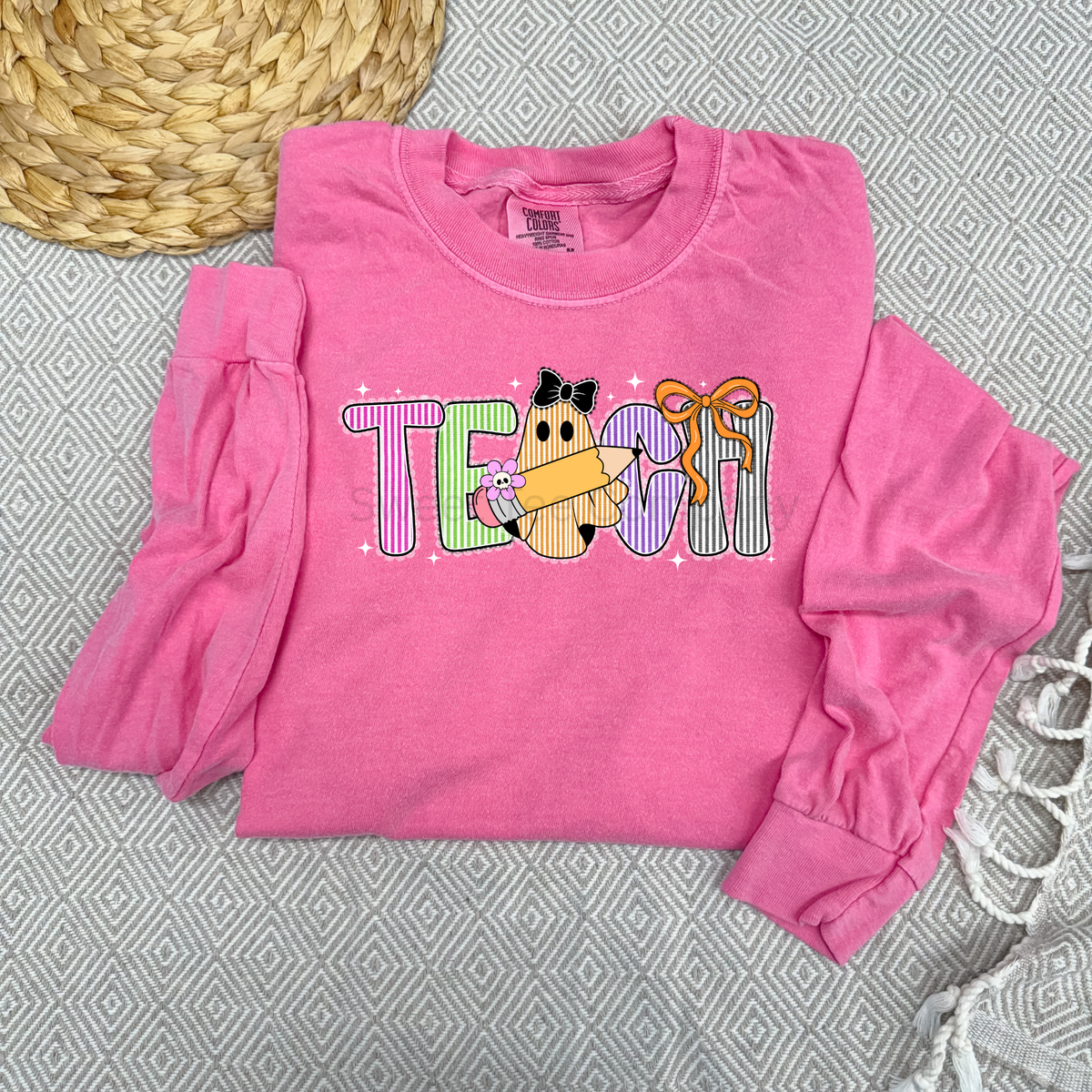 Personalized Halloween Teacher Graphic Tee