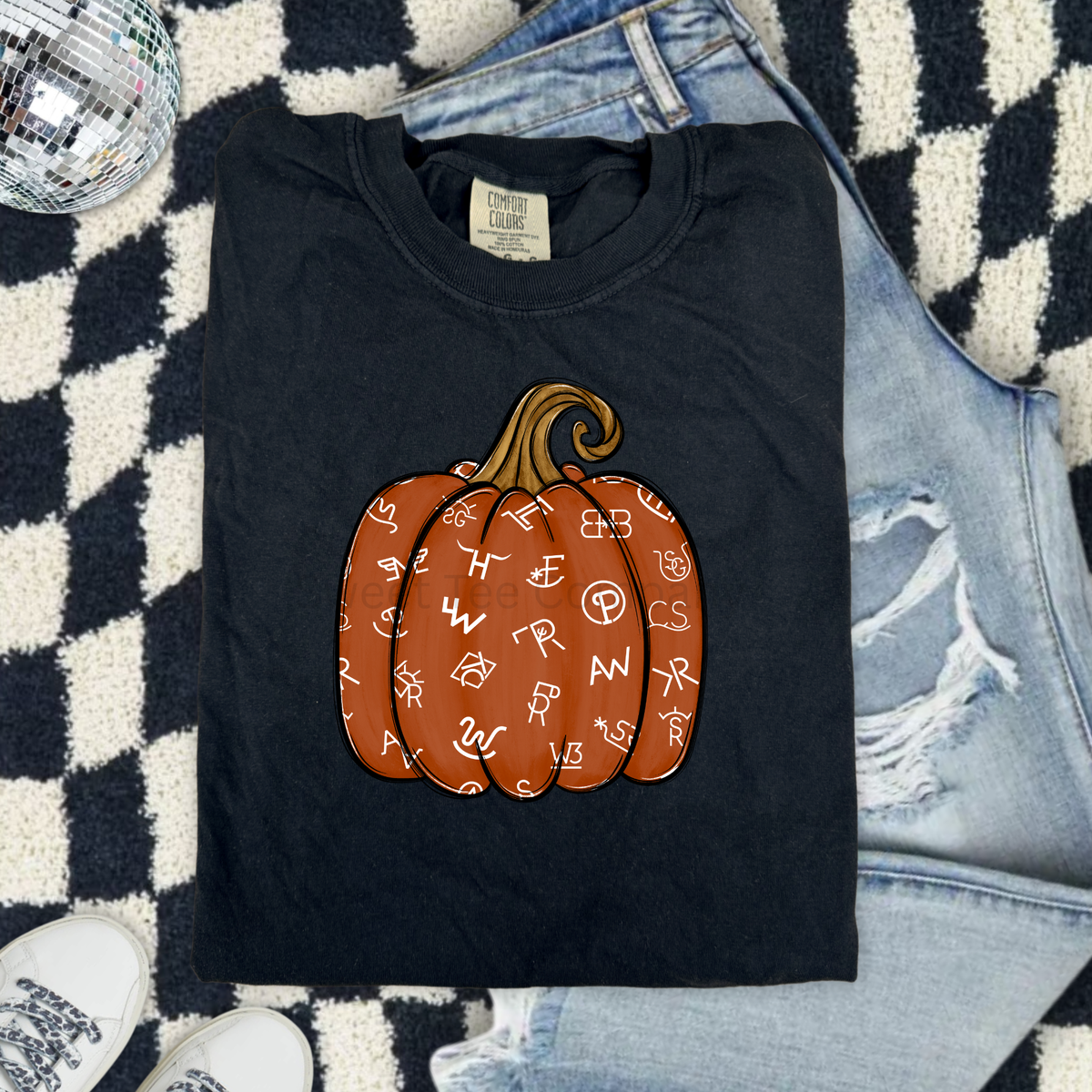 Western Cattle Brands Pumpkin Graphic Tee