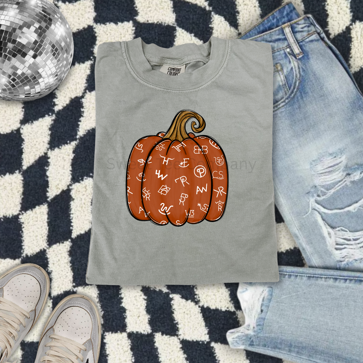 Western Cattle Brands Pumpkin Graphic Tee