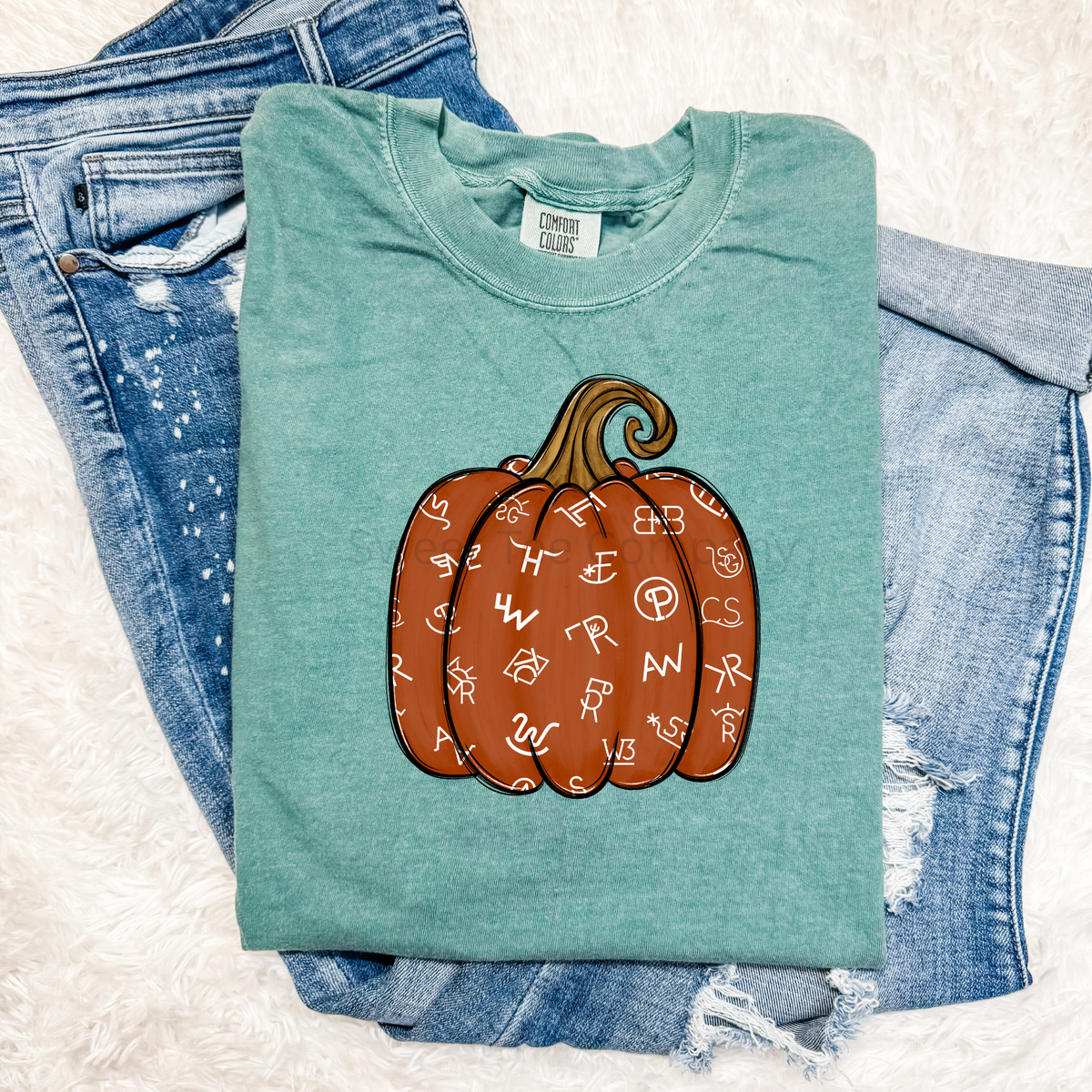 Western Cattle Brands Pumpkin Graphic Tee
