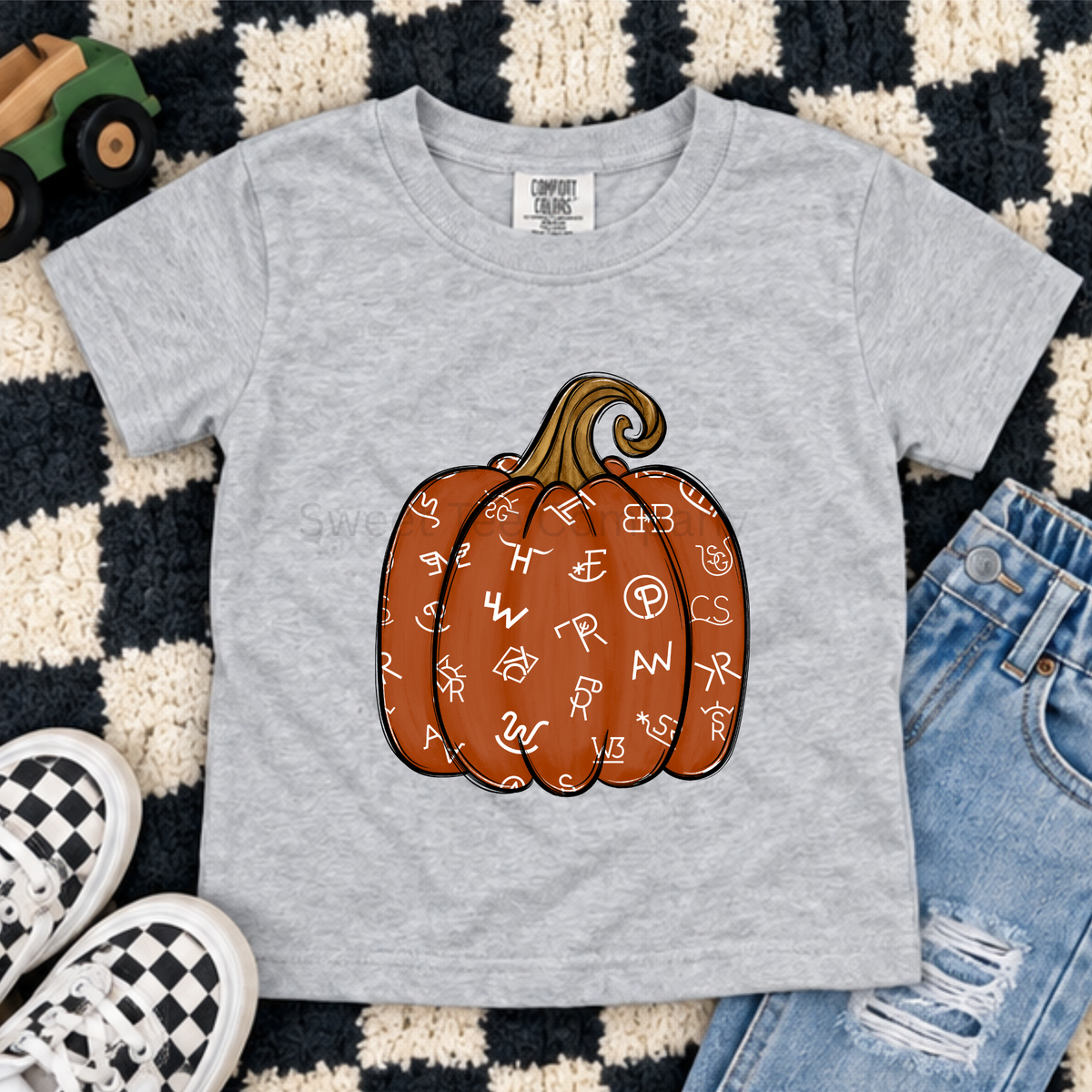 Western Cattle Brands Pumpkin Graphic Tee