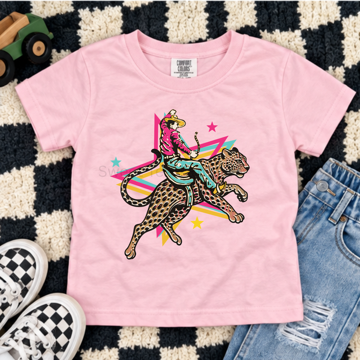 Thanksgiving Turkey Rodeo Graphic Tee