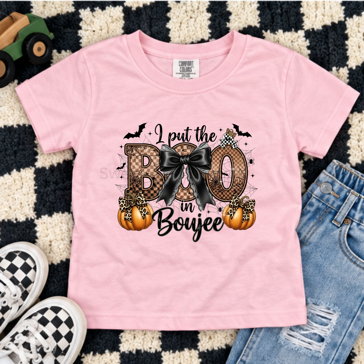 Put the Boo in Boujee Halloween Youth Tee