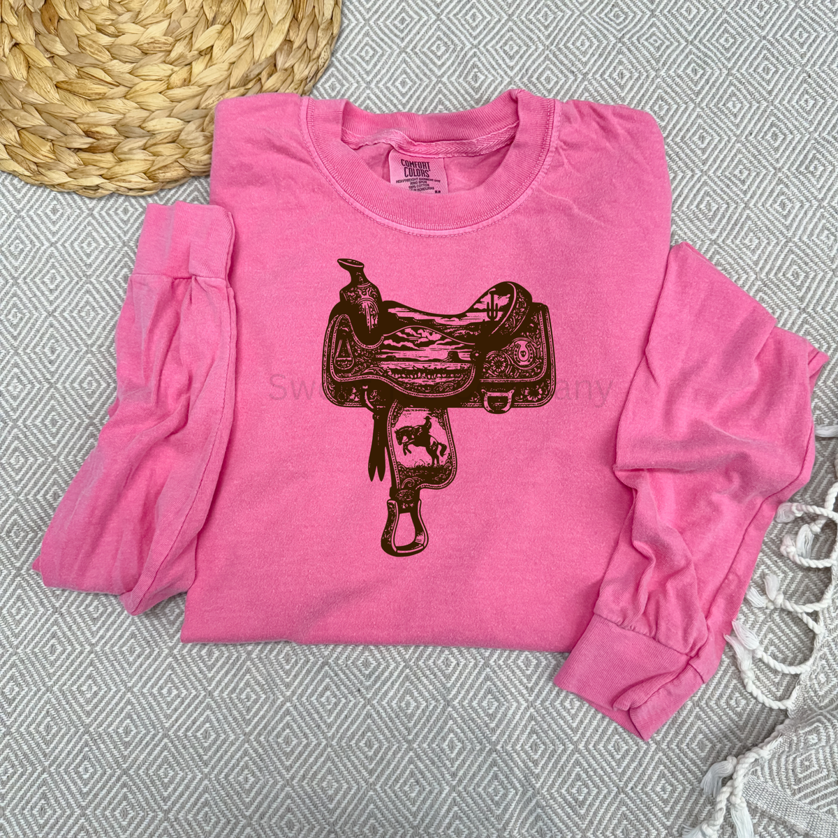Vintage Western Saddle Graphic Tee