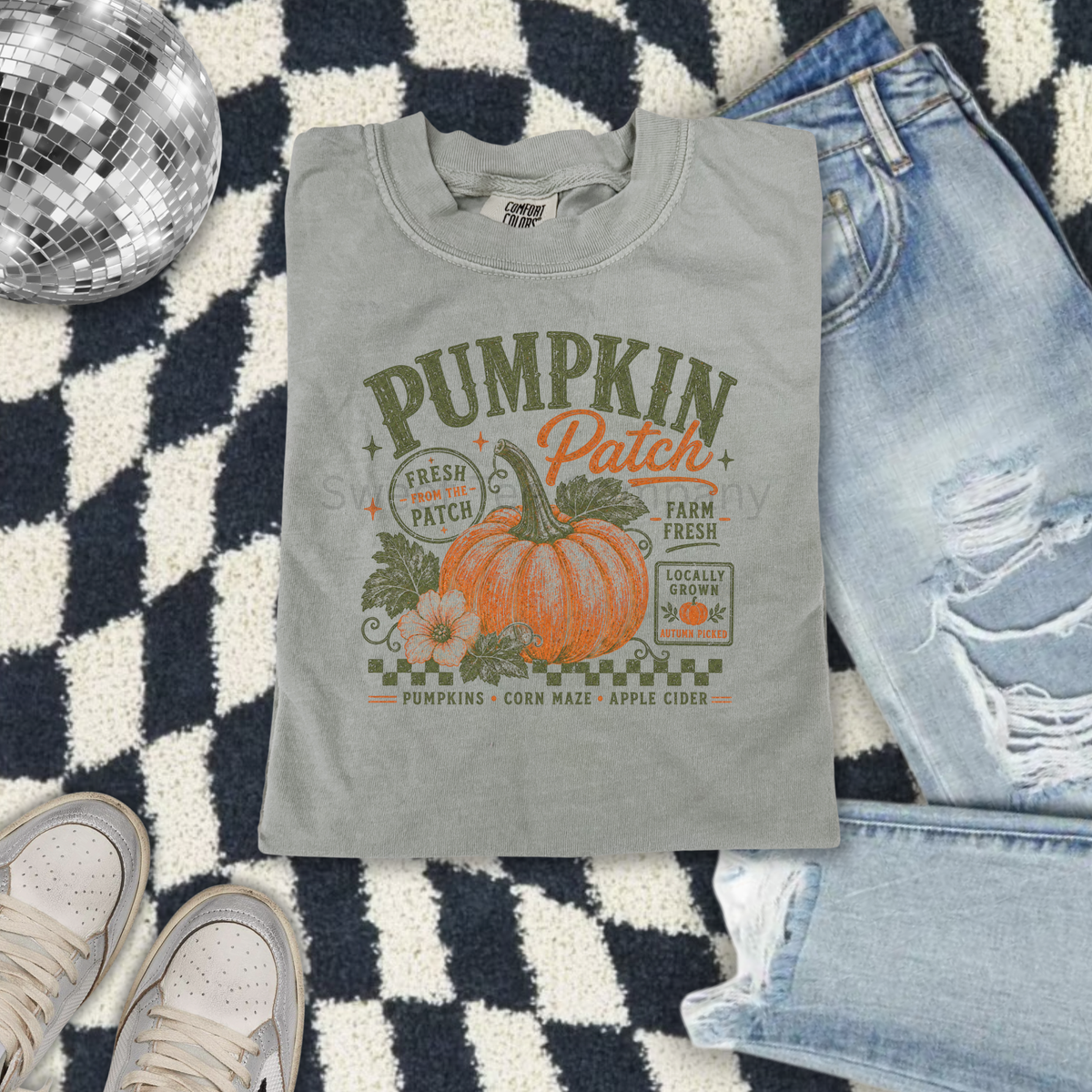 Vintage Pumpkin Patch Fall Graphic Tee