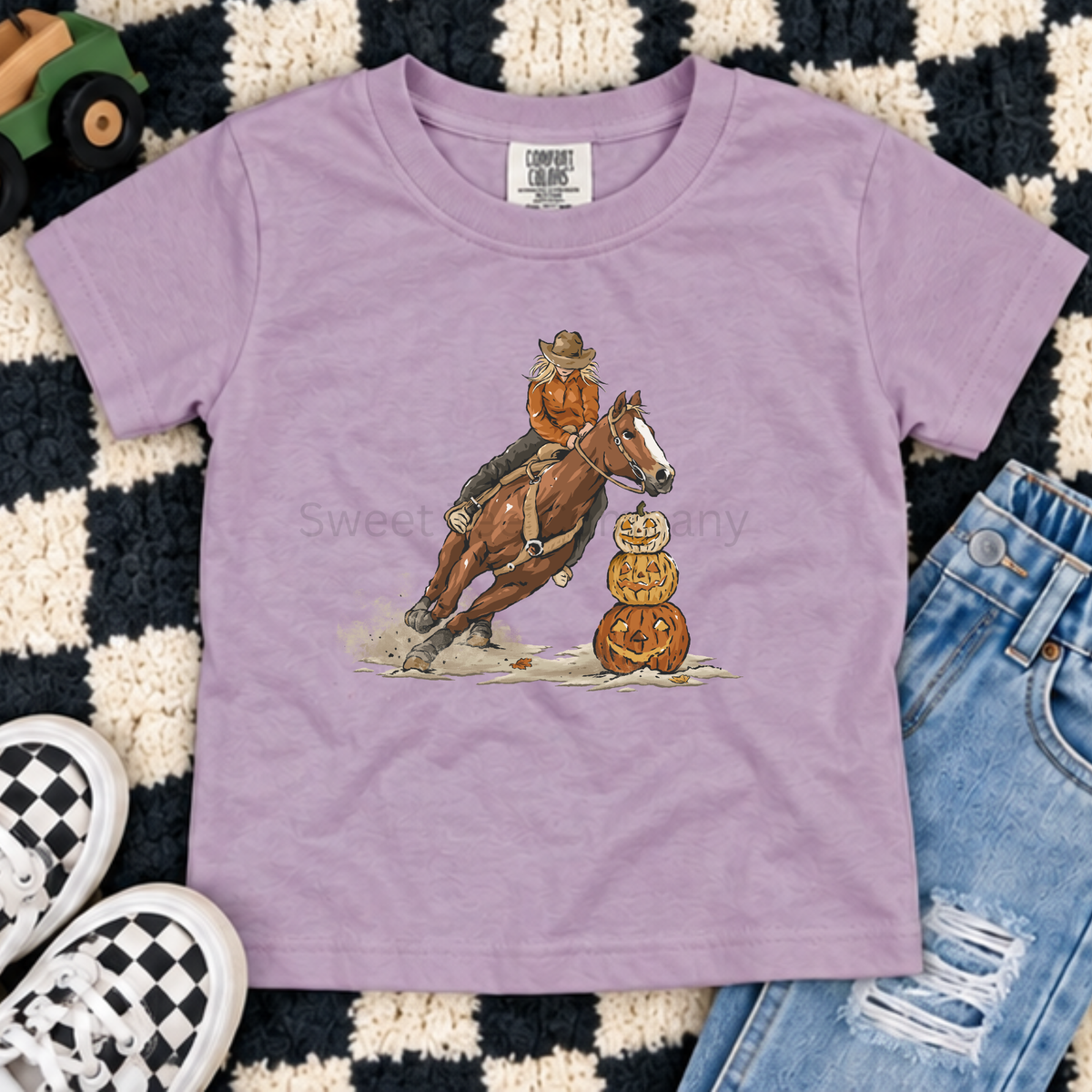 Kids’ Halloween Barrel Racing Shirt
