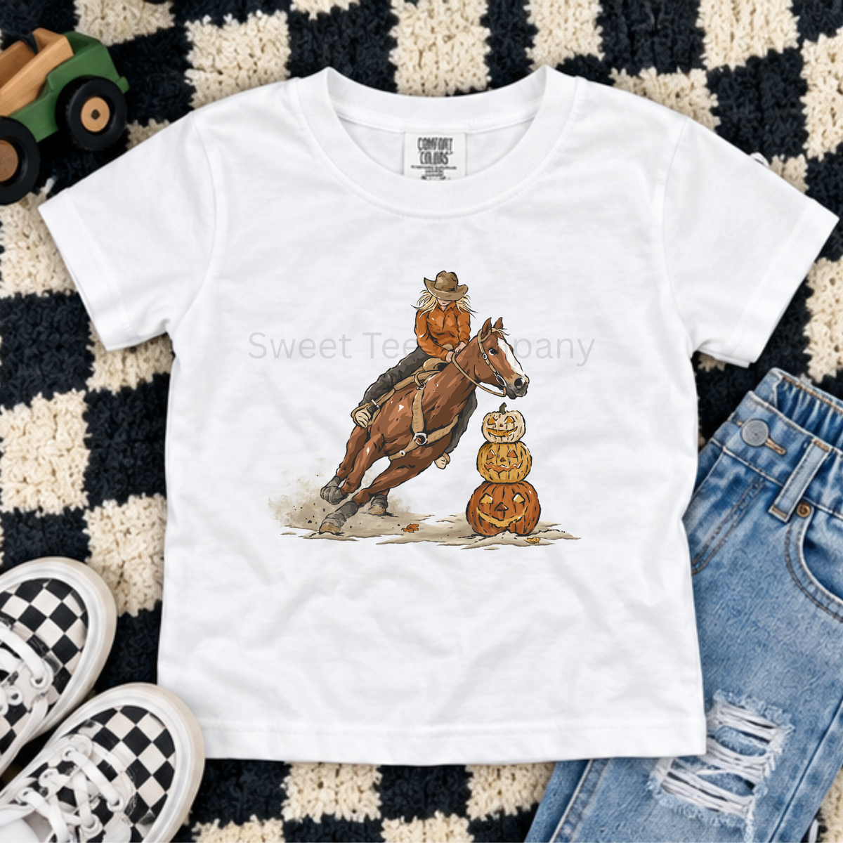 Kids’ Halloween Barrel Racing Shirt