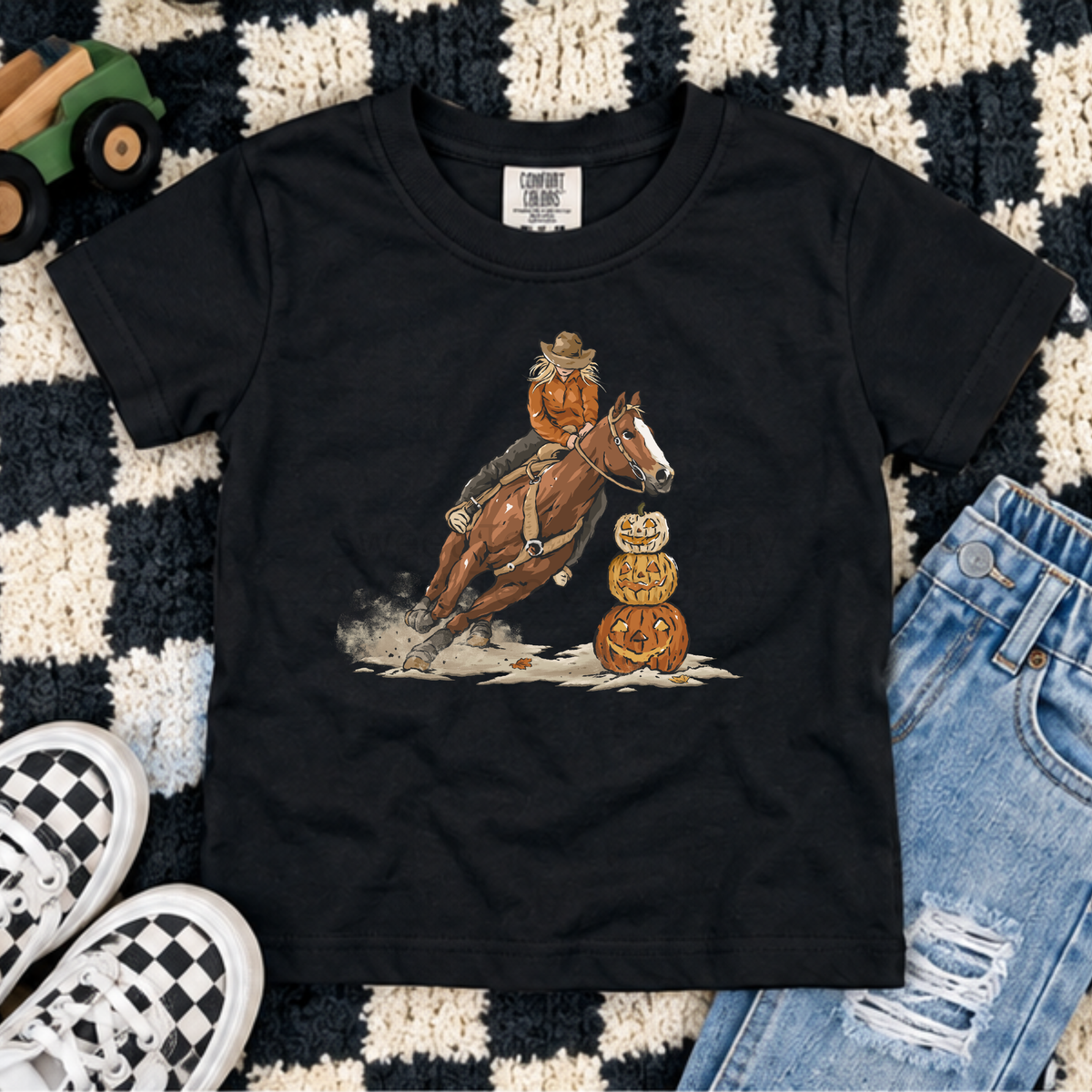 Kids’ Halloween Barrel Racing Shirt