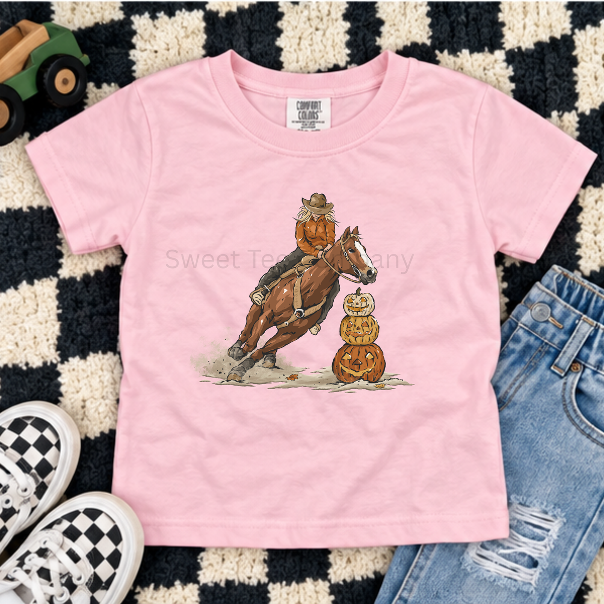Kids’ Halloween Barrel Racing Shirt