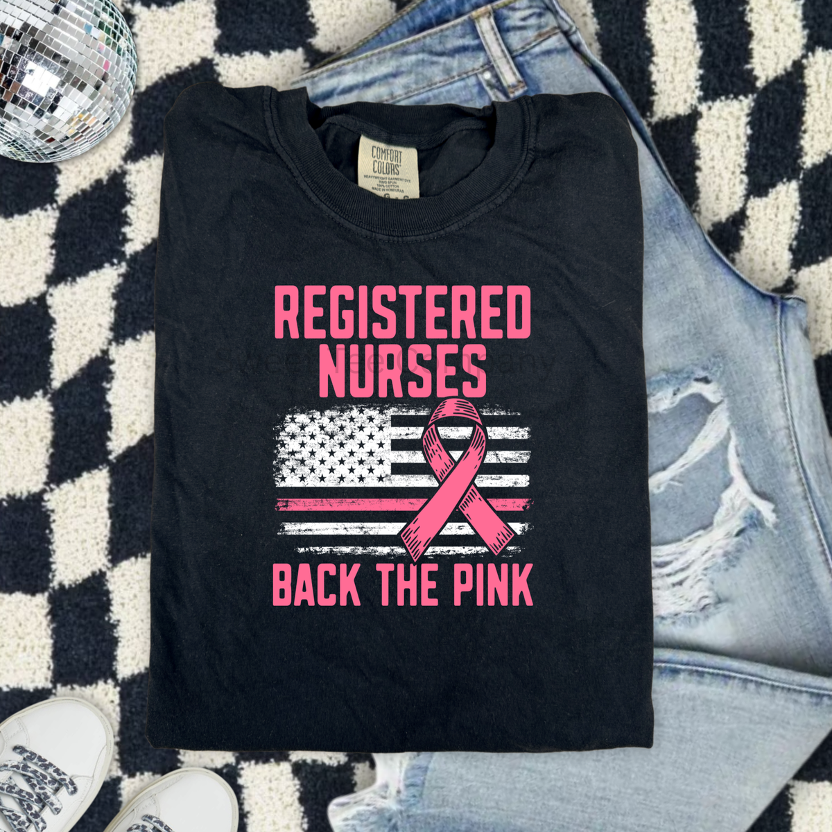 T-SHIRT - Multiple Options - Medical Professionals Back the Pink Breast Cancer Awareness