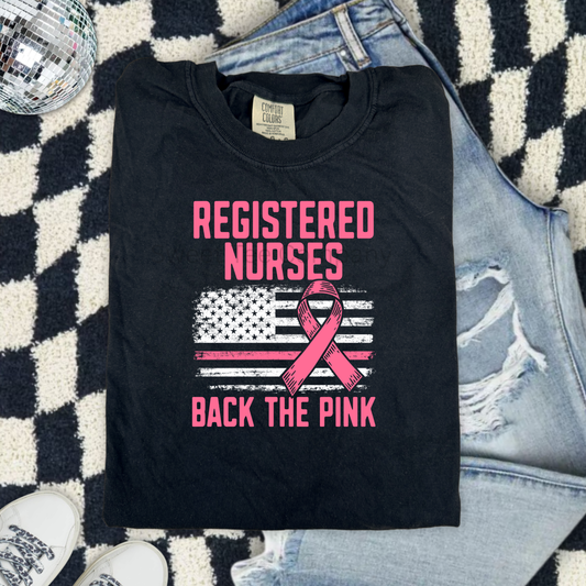 CREW NECK - Multiple Options - Medical Professionals Back the Pink Breast Cancer Awareness