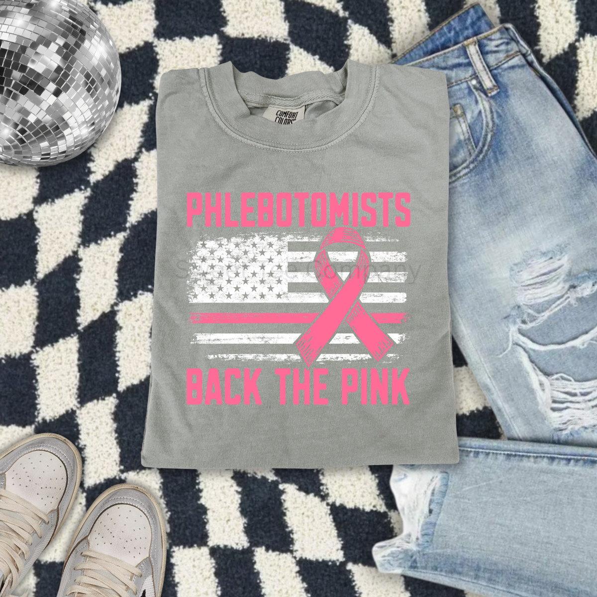 T-SHIRT - Multiple Options - Medical Professionals Back the Pink Breast Cancer Awareness