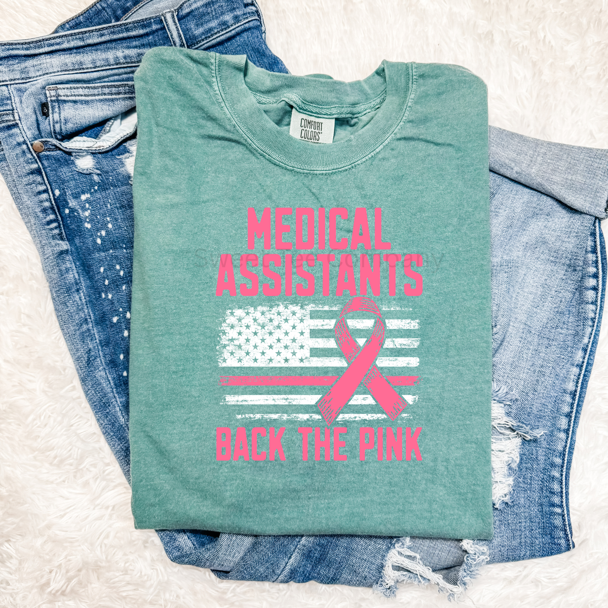 T-SHIRT - Multiple Options - Medical Professionals Back the Pink Breast Cancer Awareness