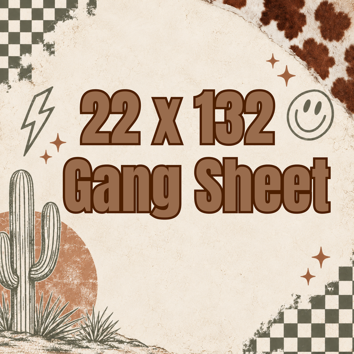22x132 Gang Sheet