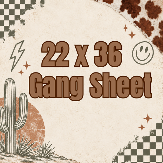 22x36 Gang Sheet